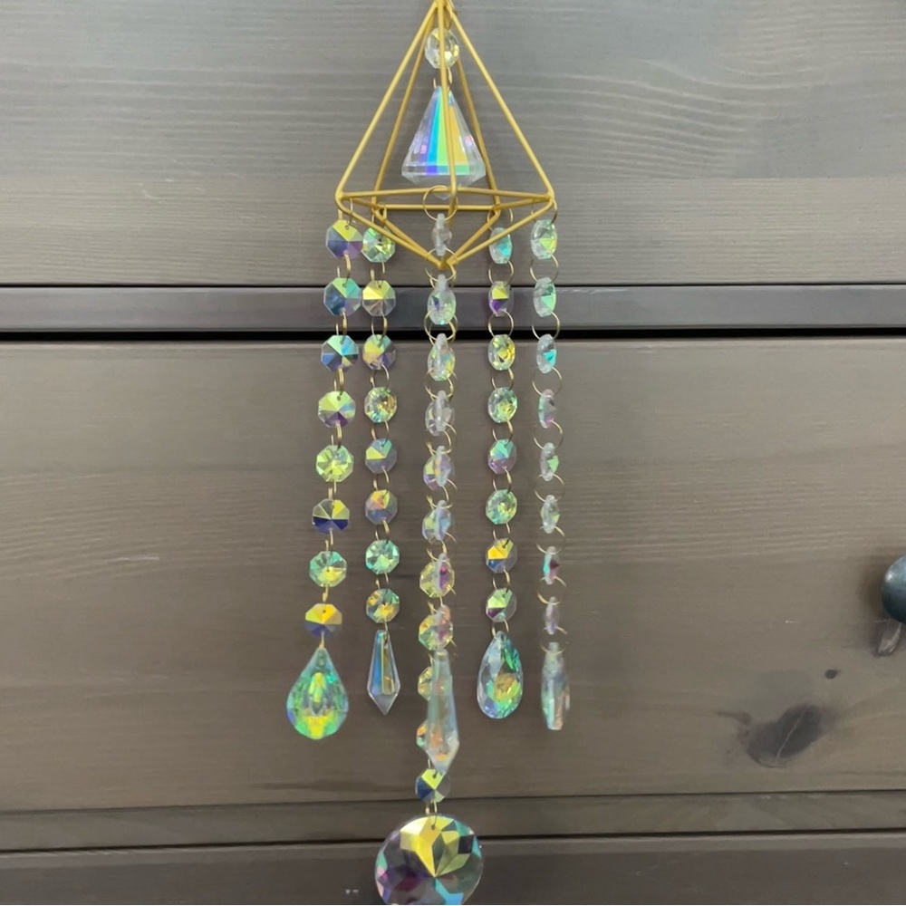 New in Box! H&D Hyaline & Dora Crystal Gifts Crystal Hanging Decor Display